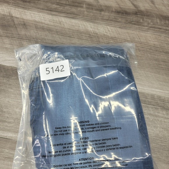 Democracy Ab-Solution Jeans Womens 10 Blue High Rise Skinny Distressed Stretch - Picture 14 of 14